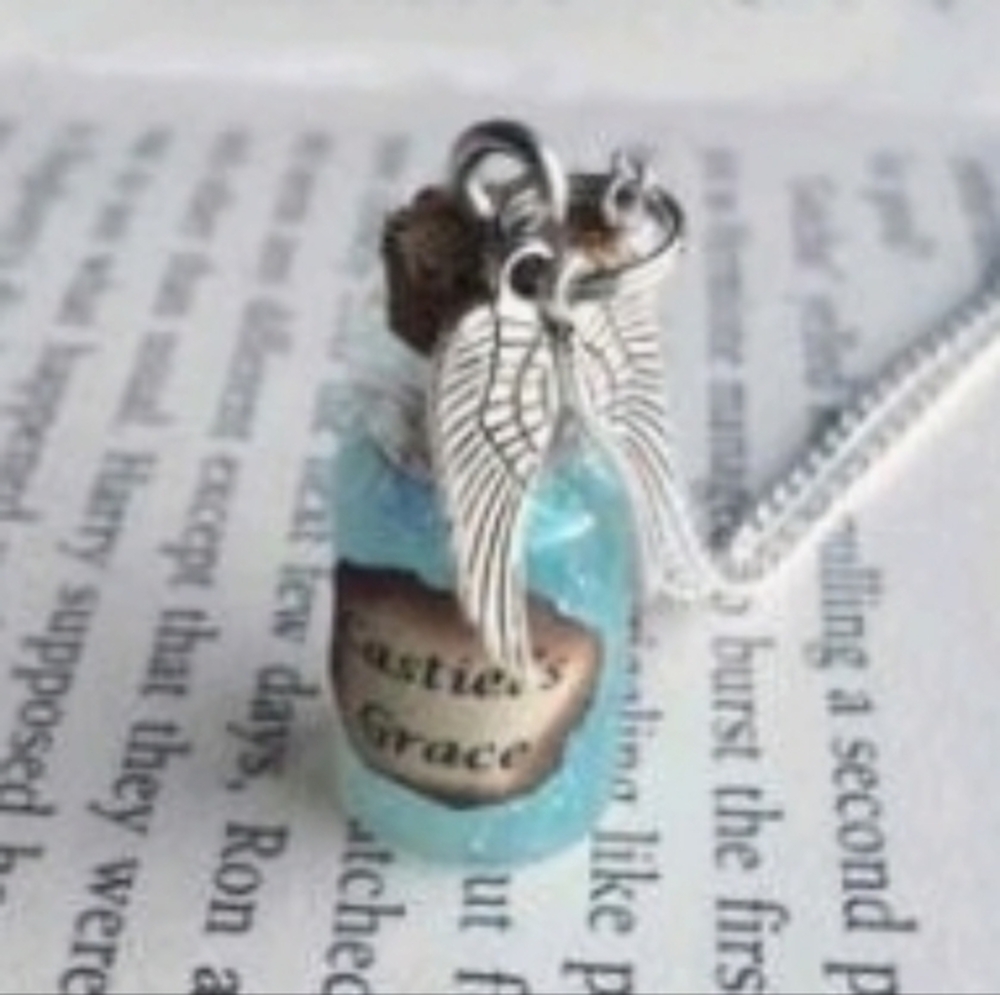 MODCLOTH SUPERNATURAL CASTIEL'S GRACE BOTTLE NECKLACE